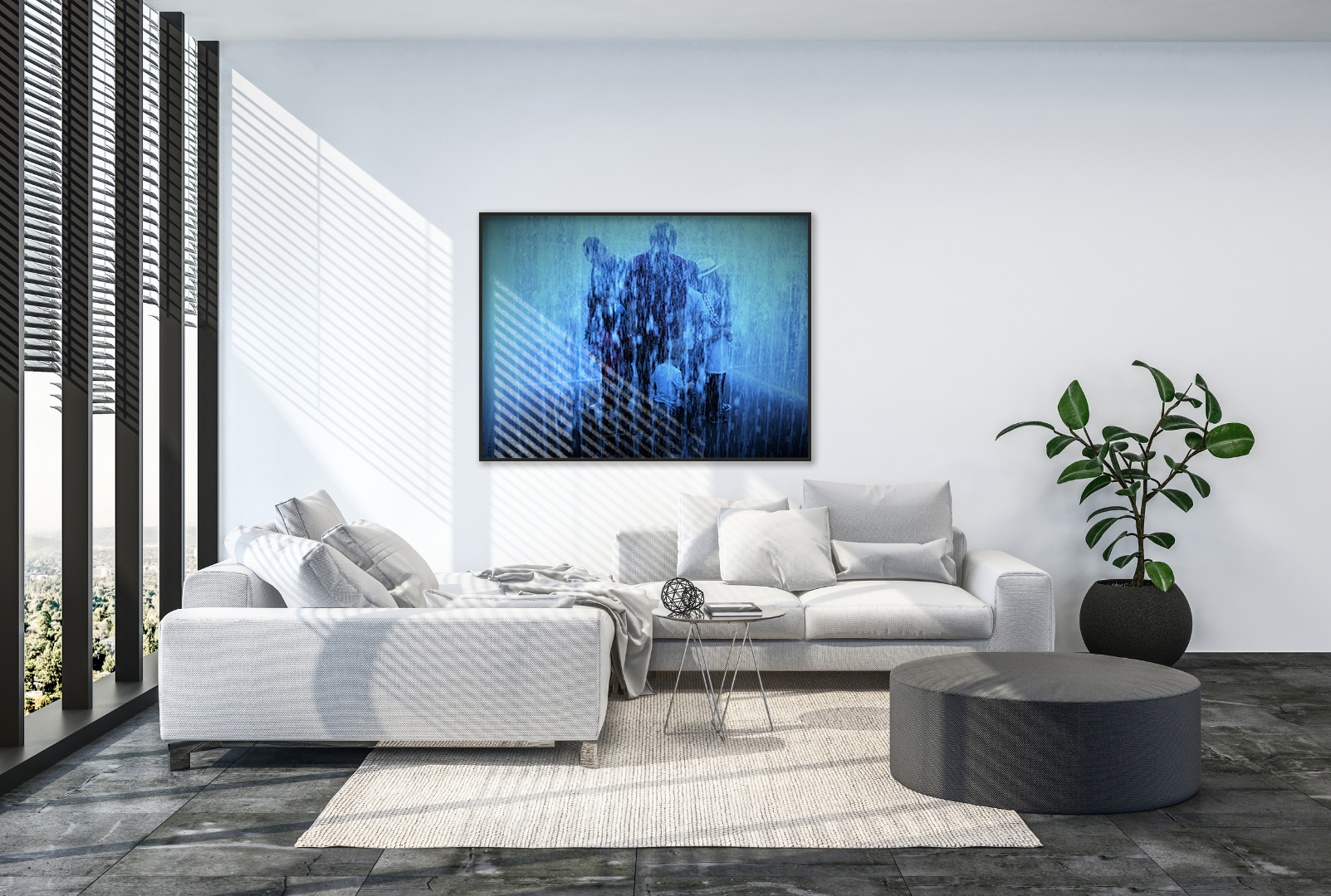 What Are They Waiting For? original abstract contextualised office art modern decor photo print by Blair Montague Drake